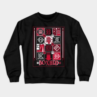 Red and Blackness Crewneck Sweatshirt